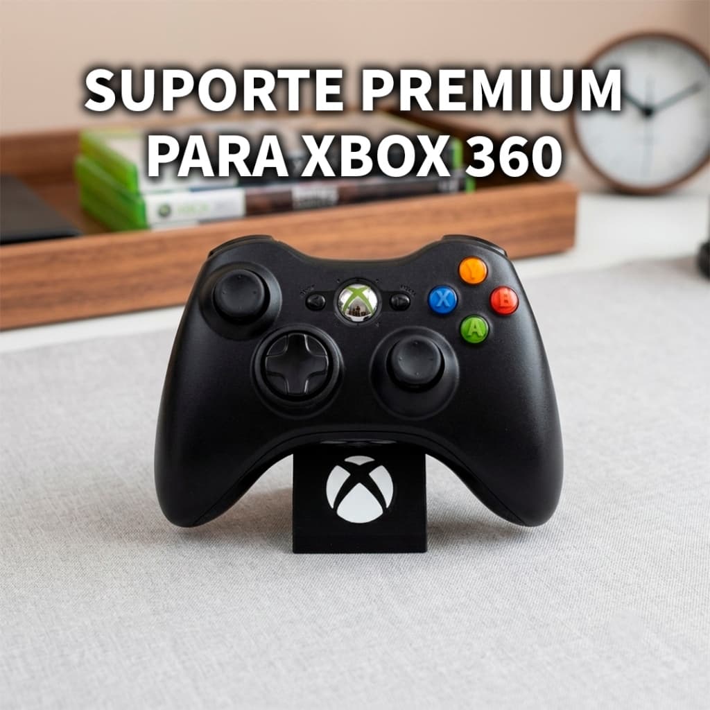 Suporte Para Controle Xbox 360 De Mesa Expositor Setup Gamer Base Organizador para Controle