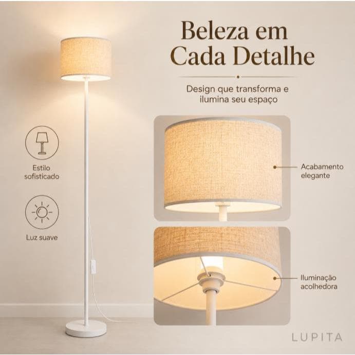 Floor Lamp Floor Arch Chandelier Metal For Living Room Bedroom Office White