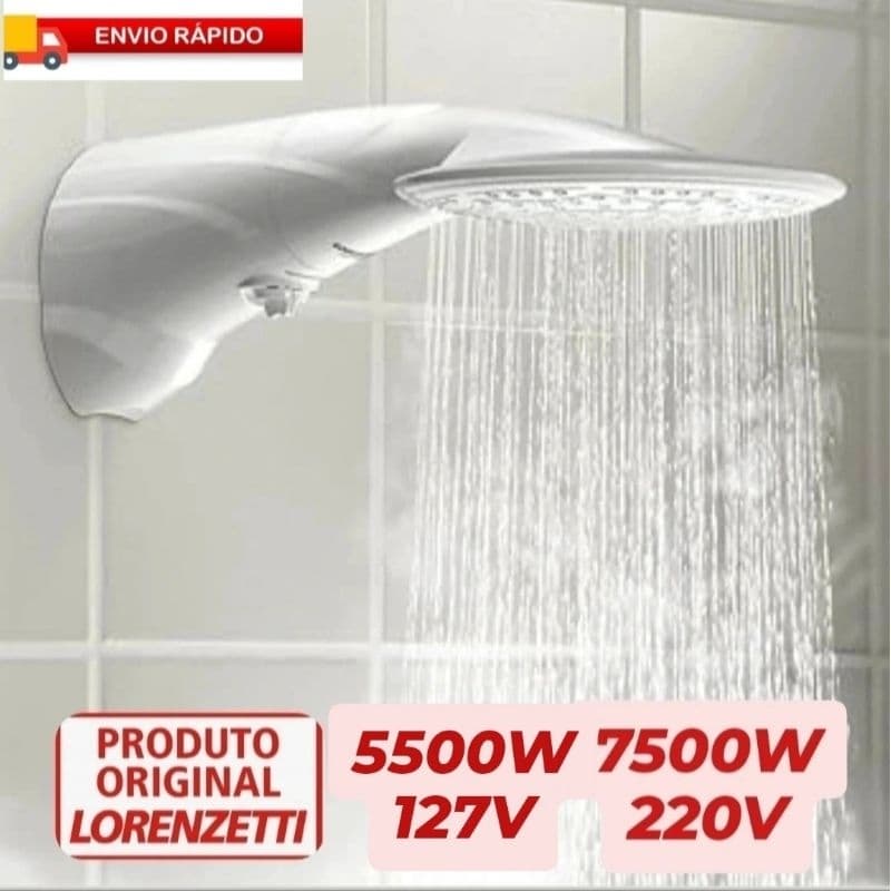 CHUVEIRO DUCHA ADVANCED MULTITEMPERATURA (7500W-220V),(5500W-127V) Lorenzetti