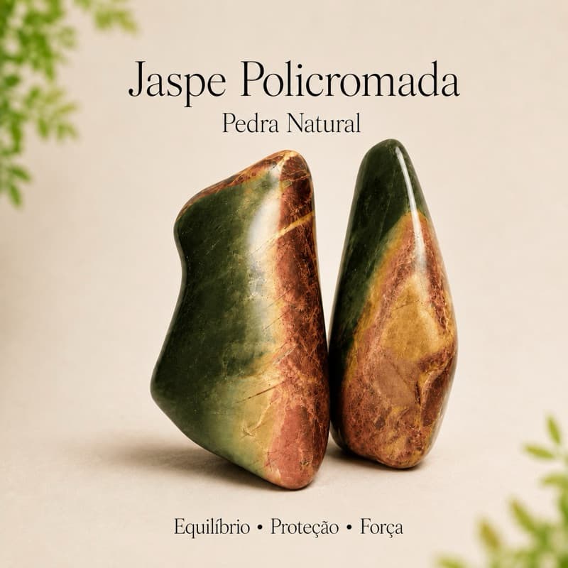 Jaspe Policromo Extra Grande mais de 100g UNIDADE Pedra Natural Proteção Energia