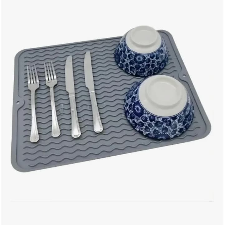 Tapete Escorredor de Louça Silicone para Pia Cozinha