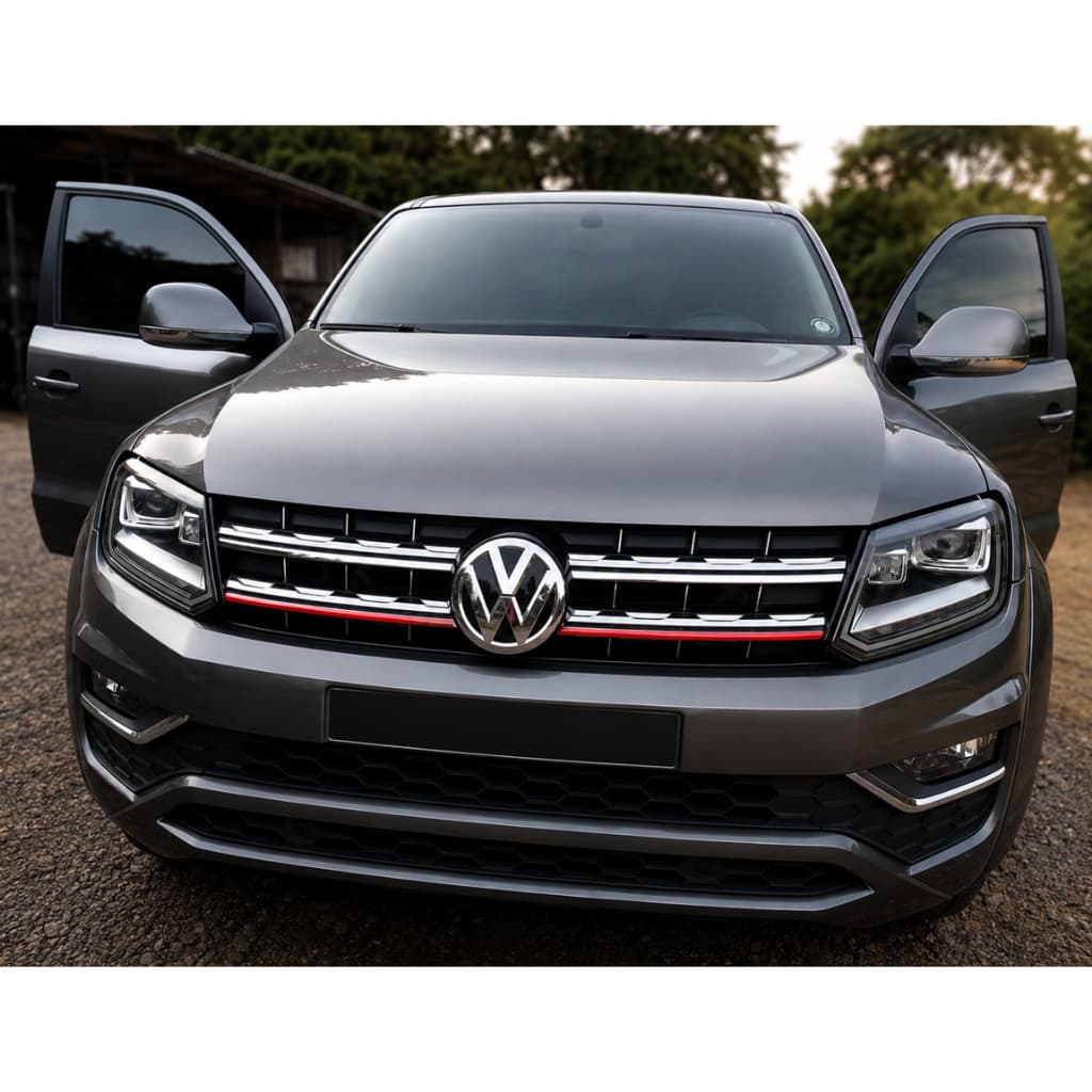 Aplique Friso Vermelho Grade Amarok