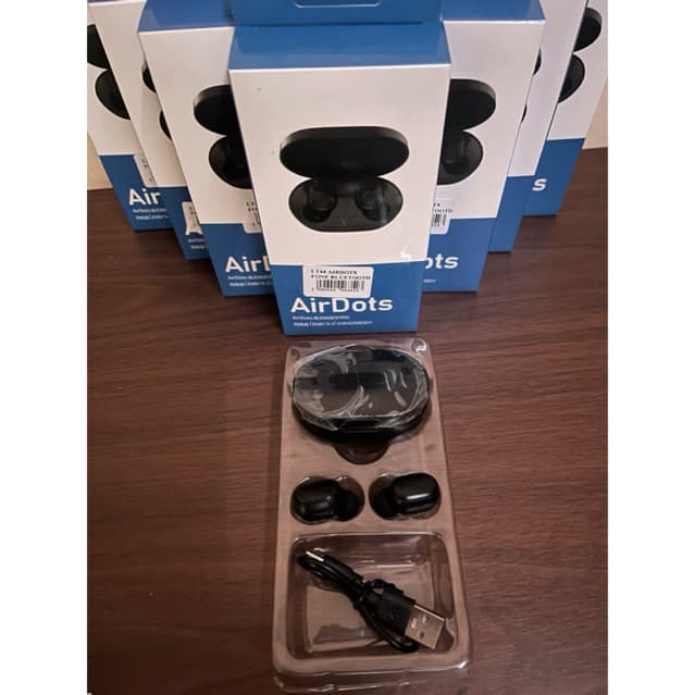 Fone Via Bluetooth AirDots LT44 Sem Fio, Com Estojo E Carregador