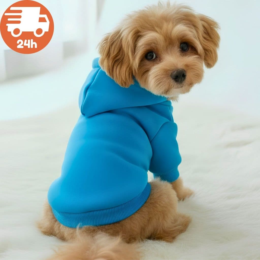 Moletom Pet Inverno Roupa Pet com Capuz Estilosa Confortável com Qualidade Roupa Adidog