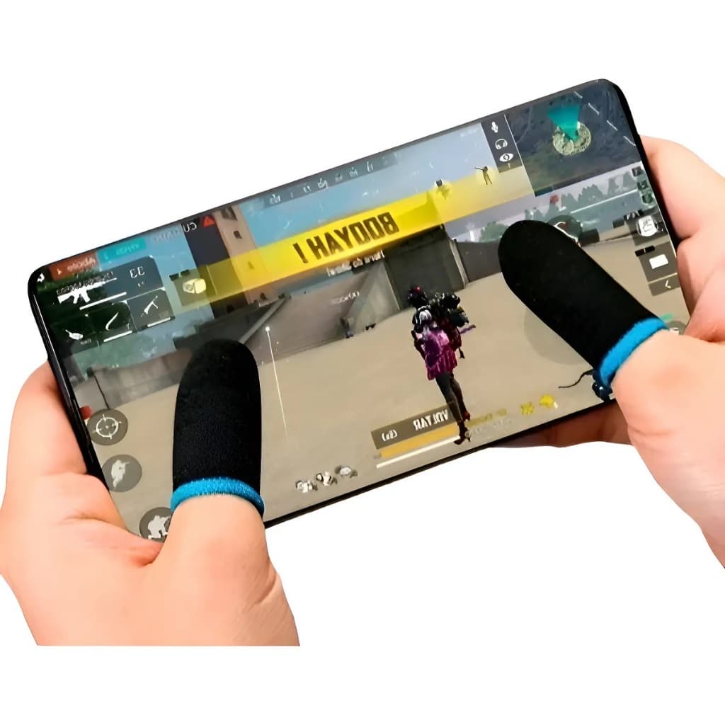 6 Unidades Luva de Dedo Anti-Suor para Celular – Jogos FPS, Free Fire, PUBG e Call of Duty