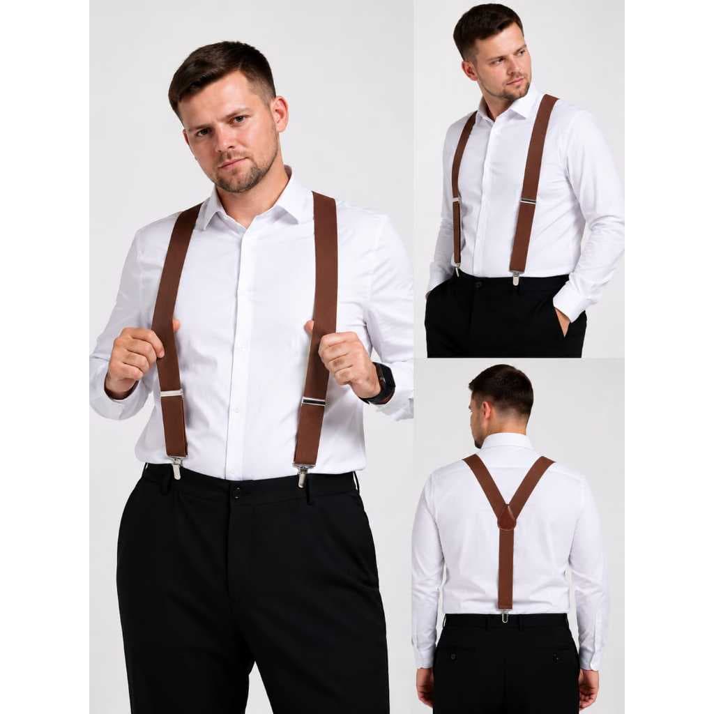 Suspensório Masculino Para Gordinhos Plus Size Largo Homem Alto