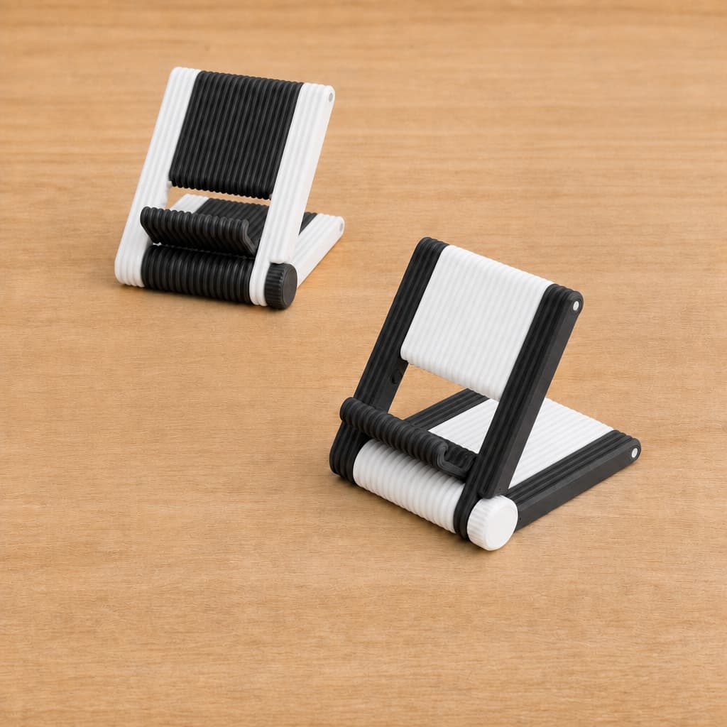 Suporte Ajustável para Celular Dobrável - Suporte Universal para Mesa Acessório Smartphone iPhone Samsung