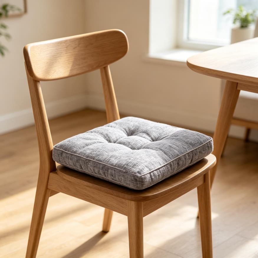 Assento Turco 40x40 Almofada Confortável Macia Almofada Quadrada Colorida para Cadeira Decoração Casa