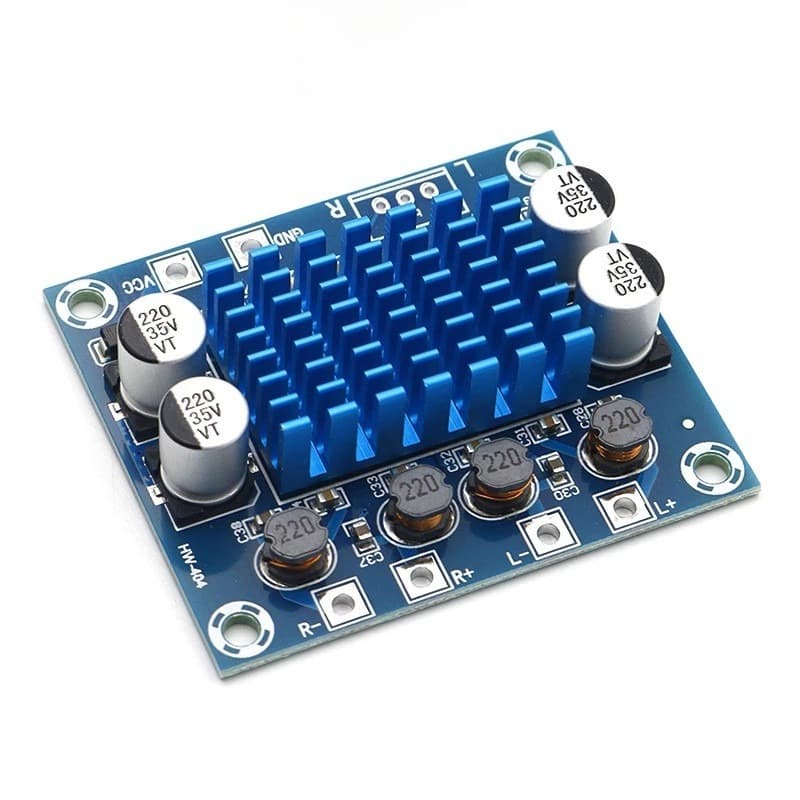 TPA3110 XH-A232 Placa Módulo Amplificador Amplificadora De Áudio Digital Estéreo 30w + 30w 2.0 Canais Dc 8-26v 3a