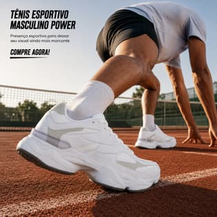 Tênis Masculino para Corrida e Caminhada – Confortável, Leve e Ideal para Treinos