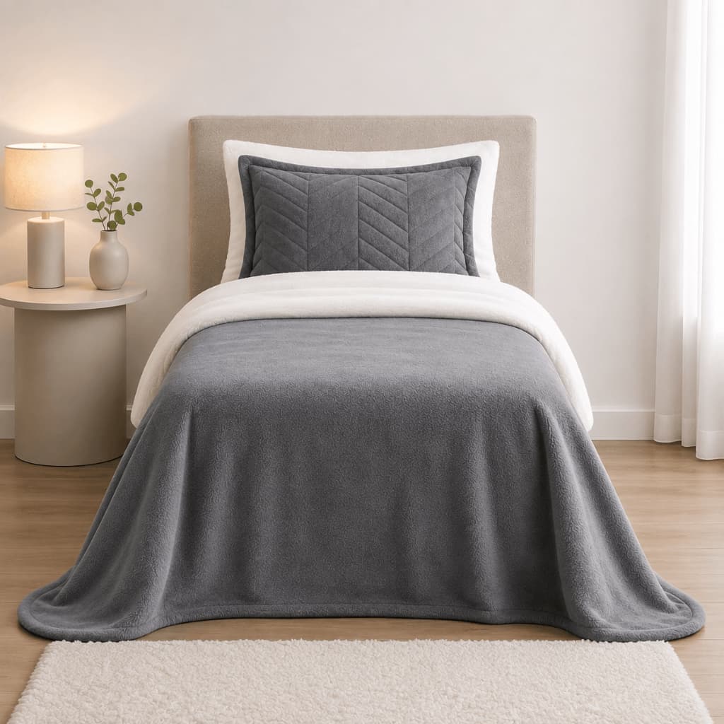 Manta Soft Solteiro Casadinho Quentinho Fofinho Inverno Frio Conforto 1 Peça