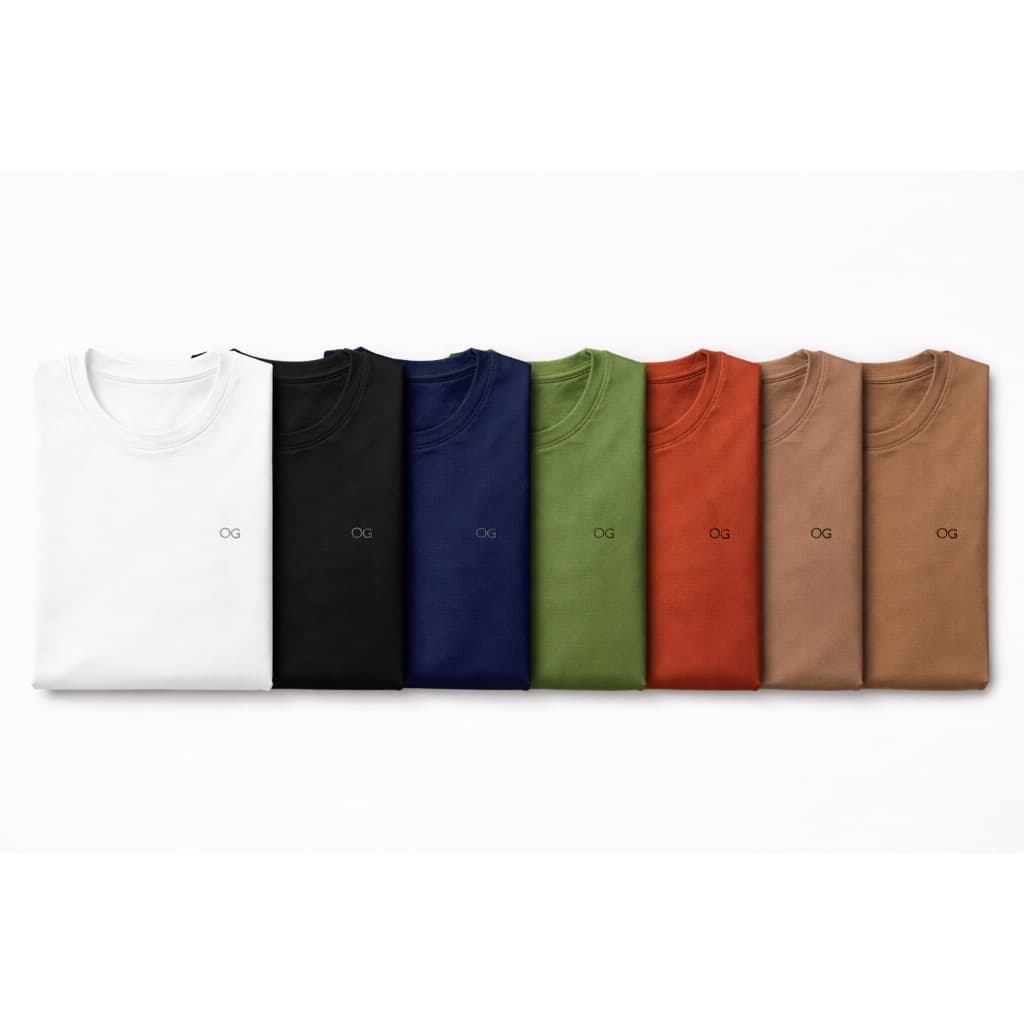 Camiseta Masculina Ogoch Original Slim Fit Premium | 5 Cores | Conforto e Estilo