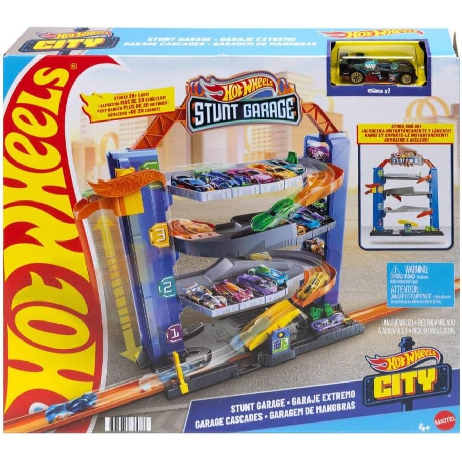Hot Wheels City Pista de Brinquedo Garagem Extremo para crianças