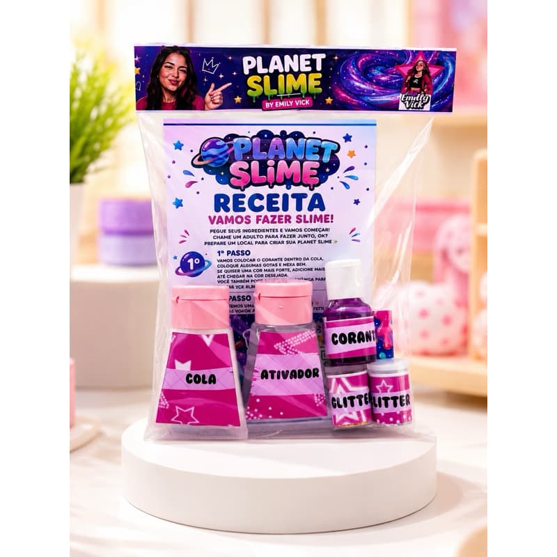 Kit Slime Infantil Menina Faça Sua Slime Unicórnio Hello Kitty kurami my melody