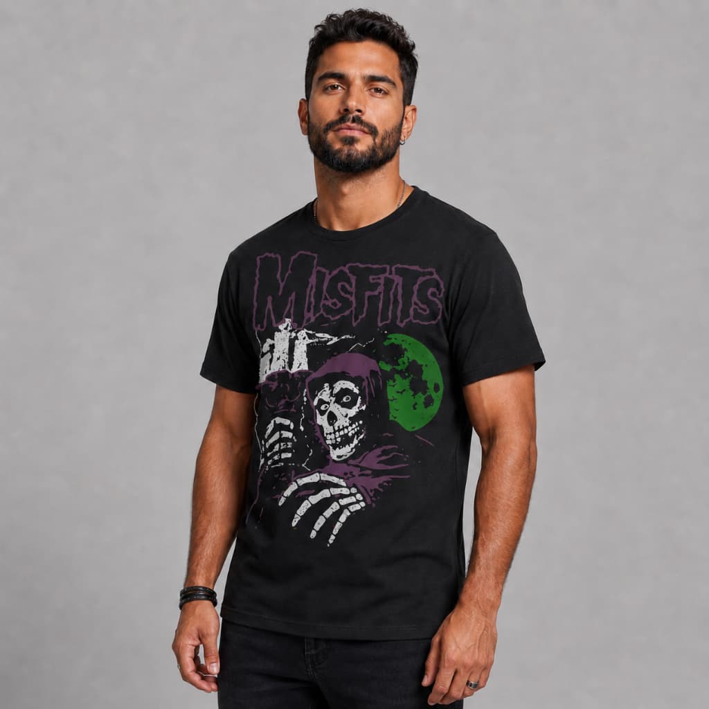 Camiseta Misfts,Camisa Banda de Rock, Camisa de Rock, Camiseta. Envio Rapido.