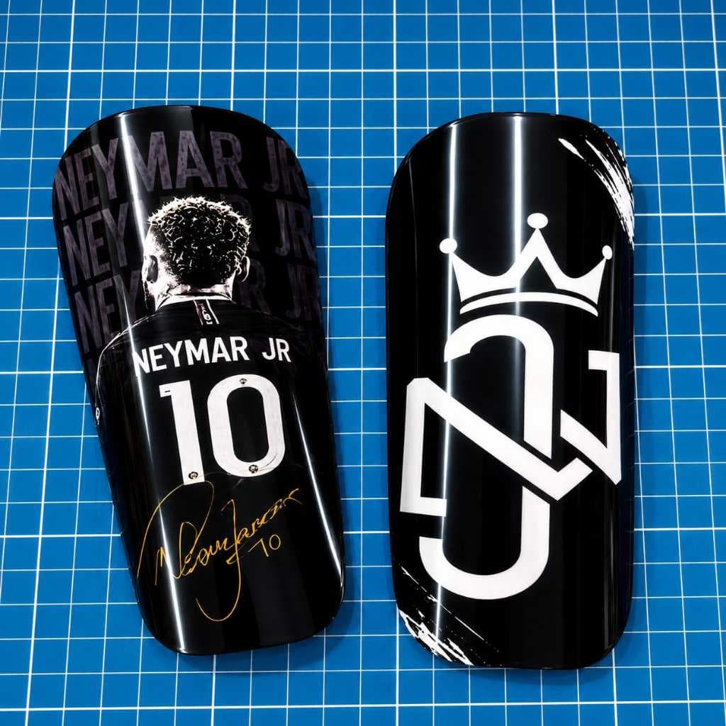Caneleiras Personalizadas E.M.F Esporte – Super Brilho, Estilo e Qualidade ⚽🔥