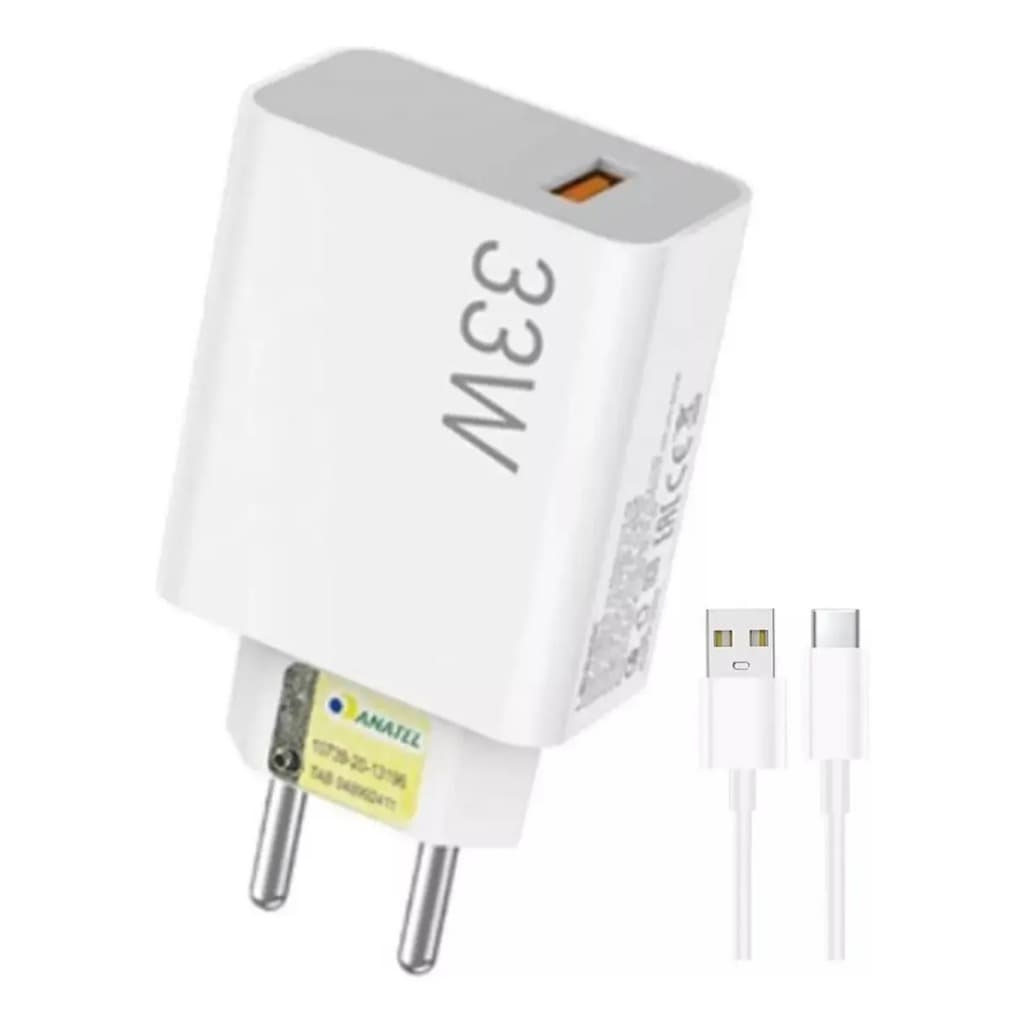 Carregador rápido com 6A USB C cabo 1M Turbo Charge Turbo Power Cabo USB + Cabo Tipo C 120W