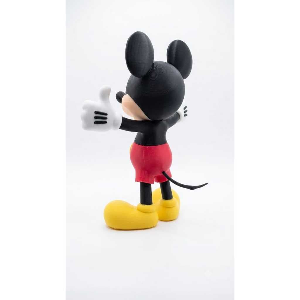 Boneco Mickey Mouse 21cm Enfeite Decorativo Colecionável Impresso em 3D Presente