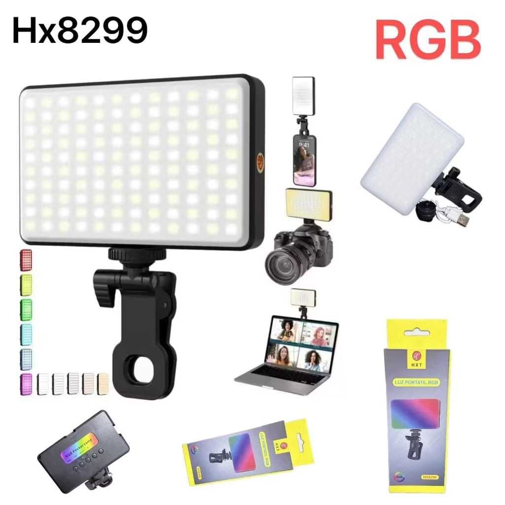 🌟 LUZ LED PORTÁTIL RGB PARA FOTOS E VÍDEOS 🌟8299