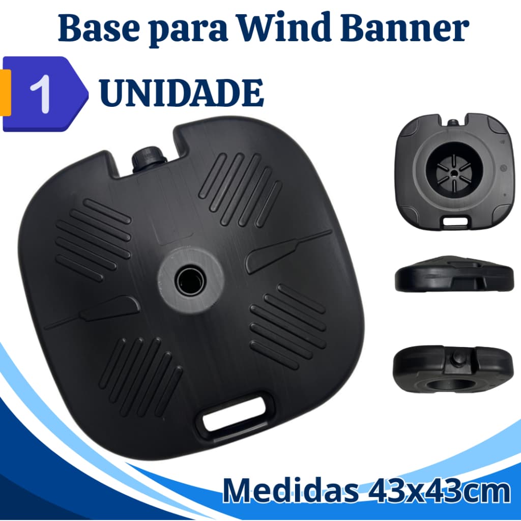 BASE PARA WIND BANNER - SUPORTE PARA FLAG´S E ARCOS DE BALÕES - ENVIO IMEDIATO