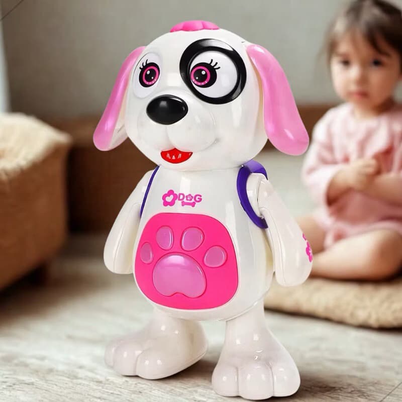 Brinquedo Menino Menina Brinquedo Cachorro Dançante Sons e Luzes