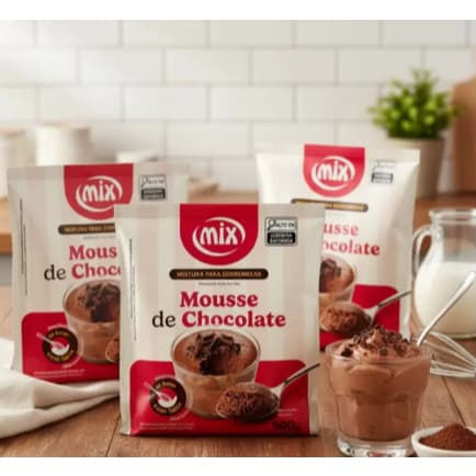 MISTURA PÓ MOUSSE DE CHOCOLATE MIX 500G