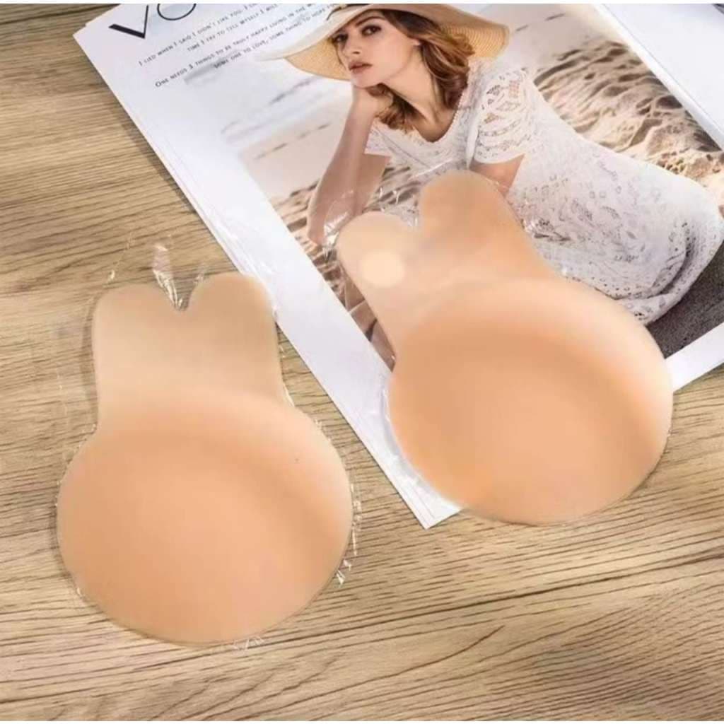 Sutiã Adesivo de Silicone Levanta Seio Invisível Sem Alça Push Up Confortável Reutilizável