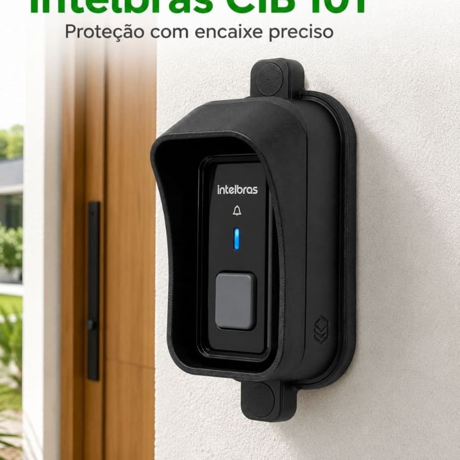 Protetor Antifurto e Chuva para Campainha Intelbras Cib101 e Cib 101S