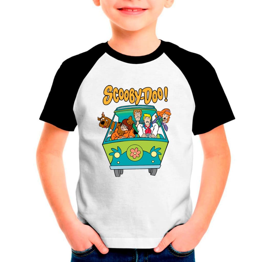 Camiseta Infantil Desenho Scooby Doo Camisa criança unissex 01