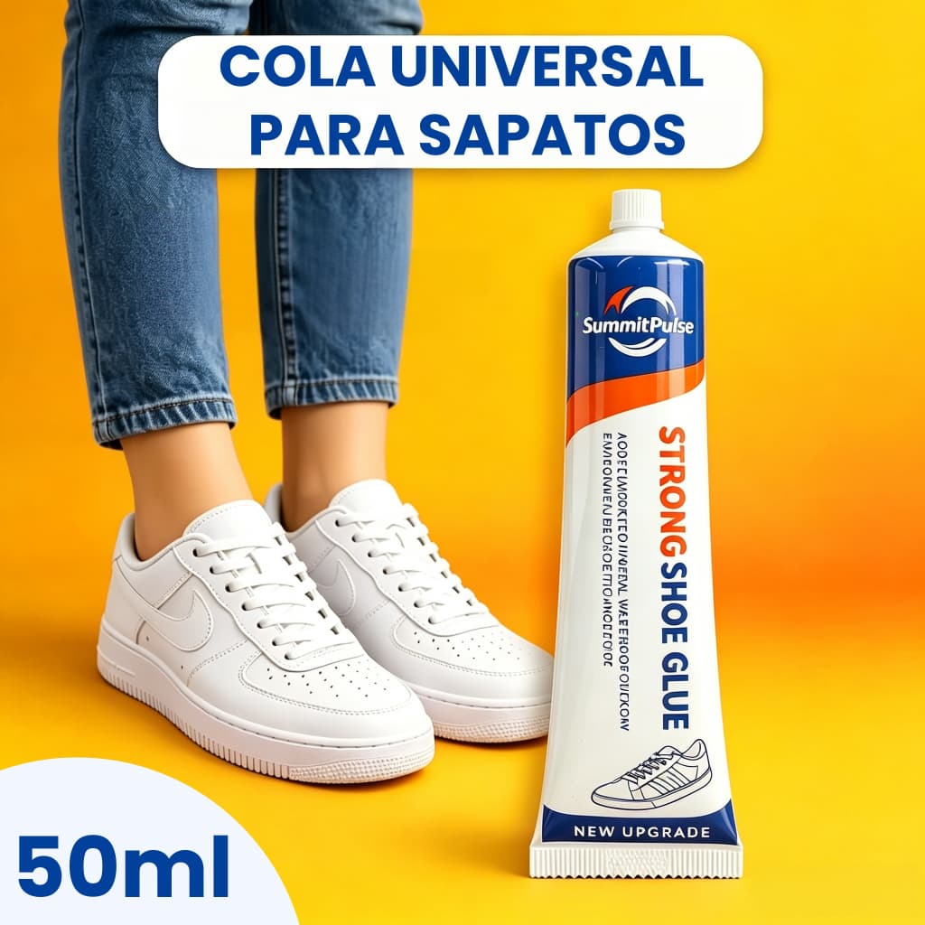 COLA FORTE PARA SAPATOS - para reparação de calçado, soluções de reparação duradouras para solas 50ml