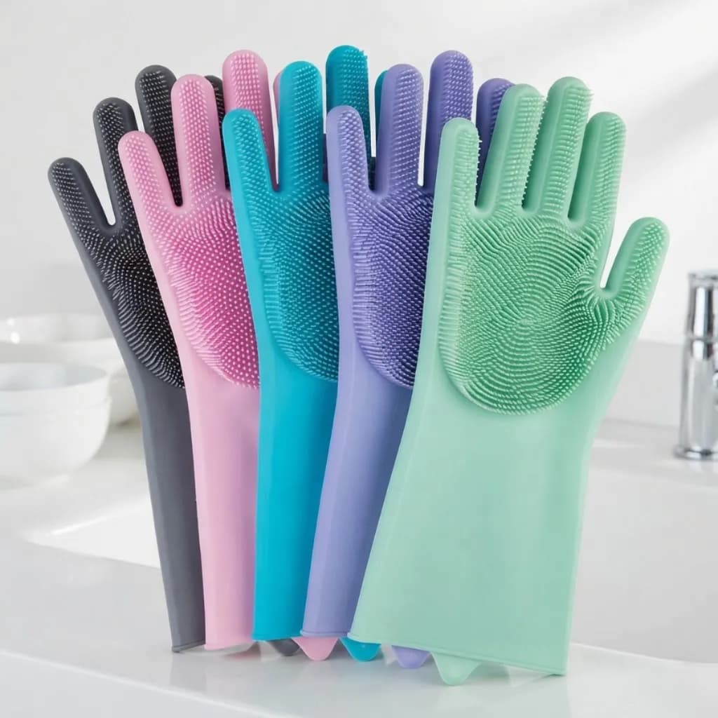 Luva Mágica Silicone Multiuso Lava Louça Pet Carro
