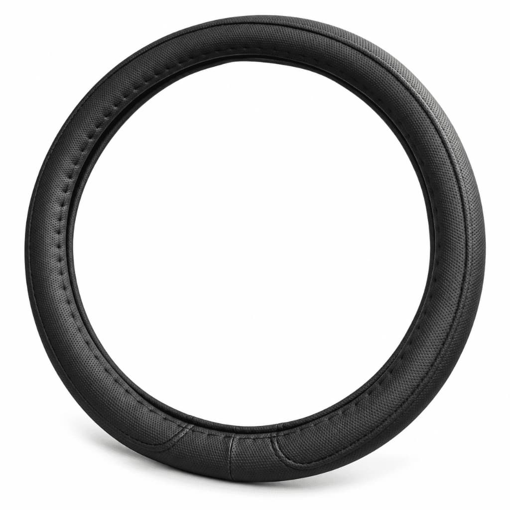 Capa Para Volante 38cm Preta Antiderrapante PP Silicone