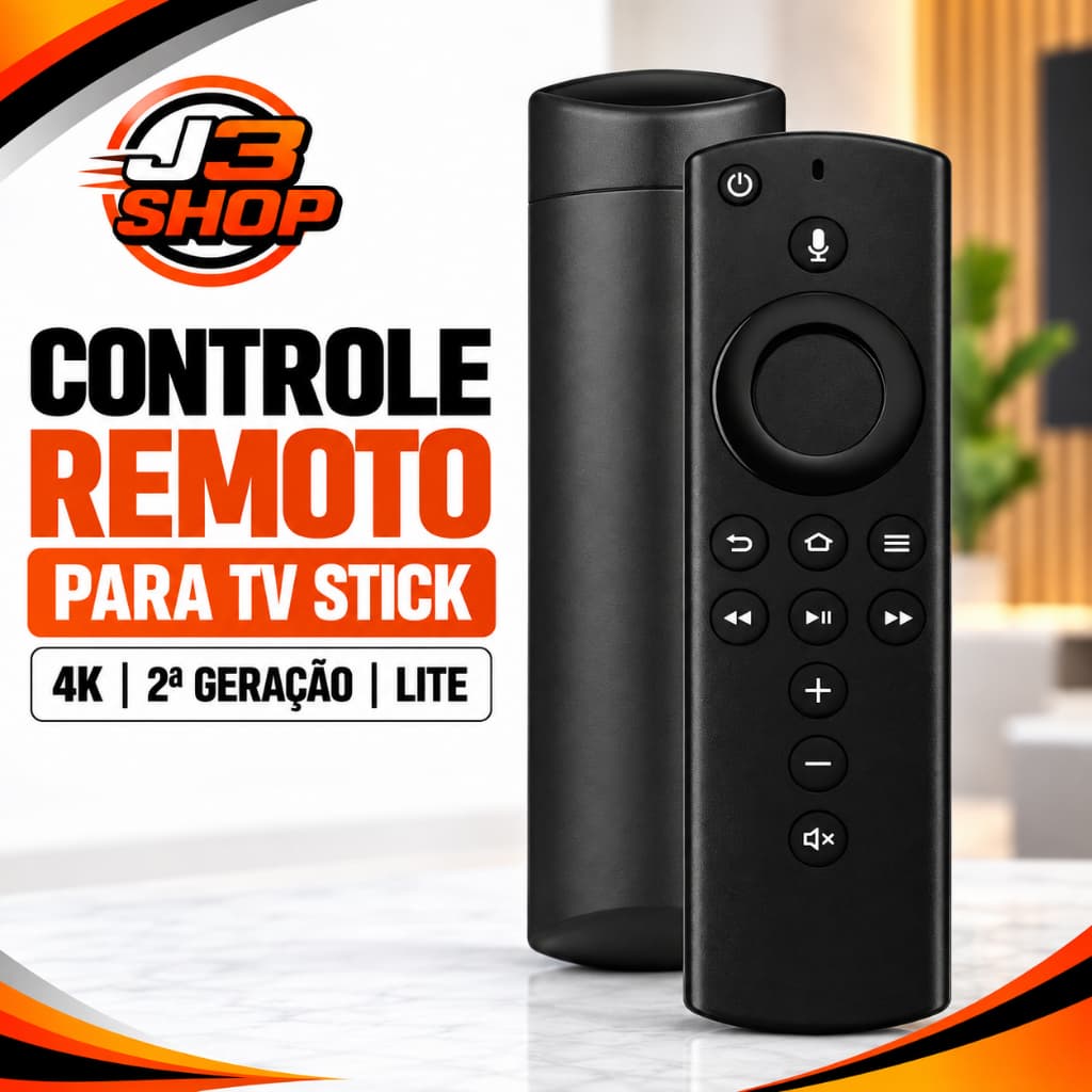 Controle Remoto Stick 4k Stick 2ª Geração Stick Lite Tv