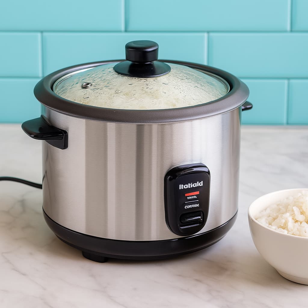 Panela de Arroz Itatiaia 127V Preta | Arroz Perfeito, Praticidade e Rapidez | Panela Elétrica para Cozinha