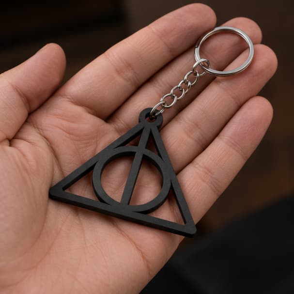 Chaveiro Harry Potter Relíquias da Morte | Geek e Colecionador