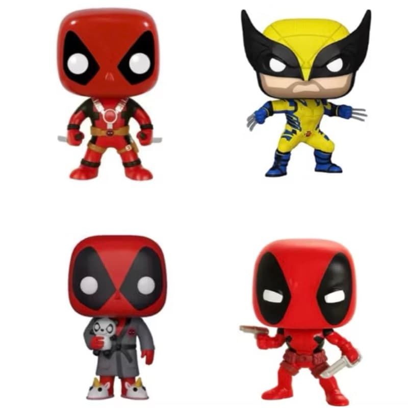 Bonecos Coleção Deadpool e Wolverine 10 cm COM CAIXA PERSONALIZADA