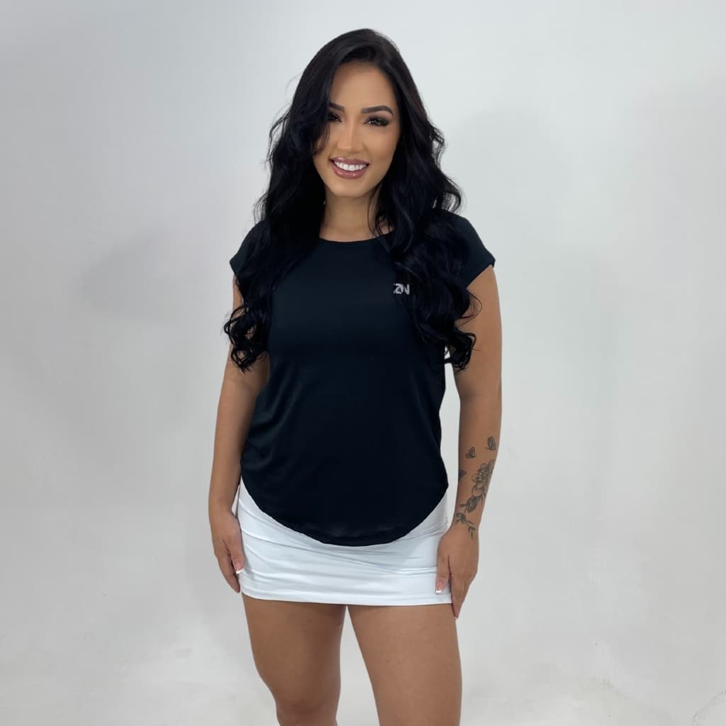 Camiseta Academia Feminina Dry Fit Camisa Blusa Caminhada Musculação Treino Baby Look