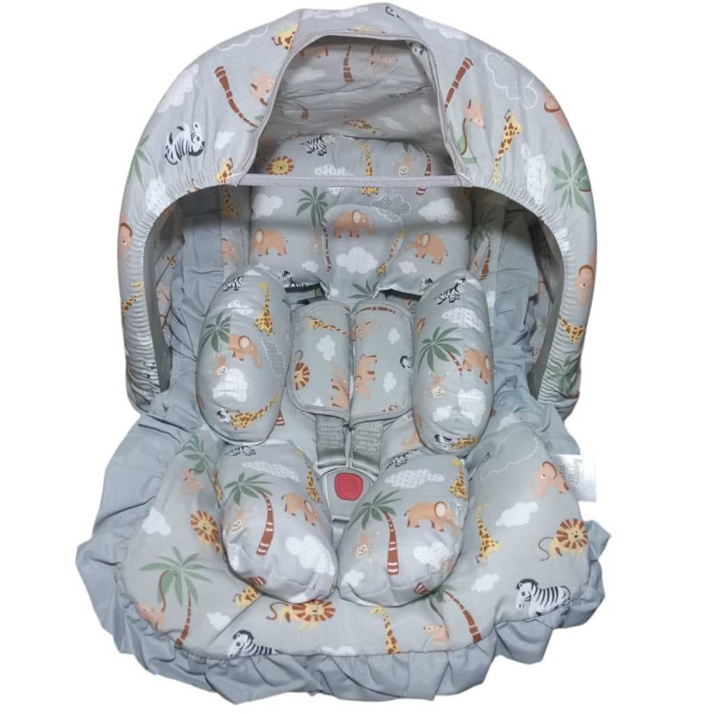 Capa Bebê Conforto Apoio Redutor Capota Protetora Protetores de Cinto Tecido 100%Algodão Estampado Universal