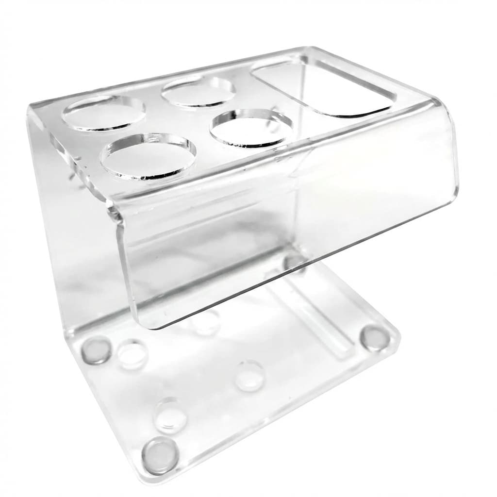 Suporte Escova De Dente Acrílico Cristal Decorativo