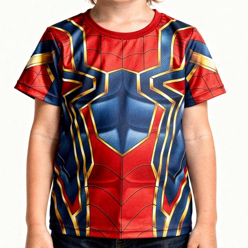 Camisa Infantil Estampa Homem Aranha Conforto Estilo Para O Dia A Dia Dos Pequenos Heróis