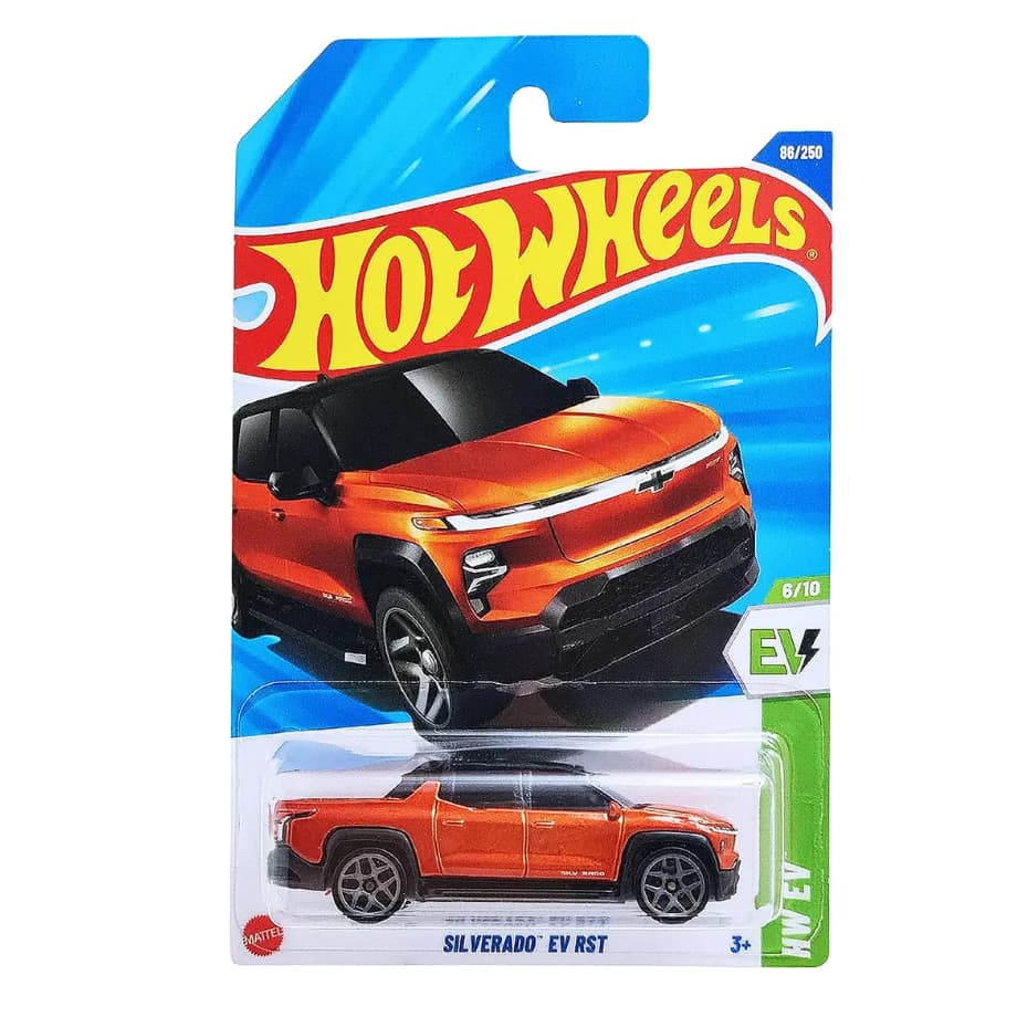 Carrinho Miniatura Hot Wheels Silverado Ev Rst Jbb64