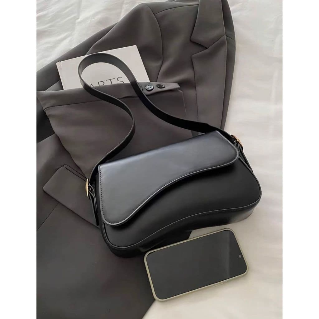 Bolsa Feminina Baguete Retrô Vintage Alça Regulável Lançamento 2026 Casual Luxo