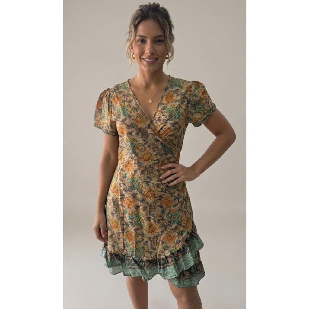 VESTIDO KIMONO SEDA