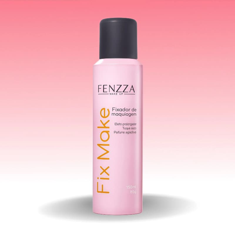 Spray Fixador de Maquiagem Fenzza Fix Make – Prolonga a Duração da Make e Acabamento Natural