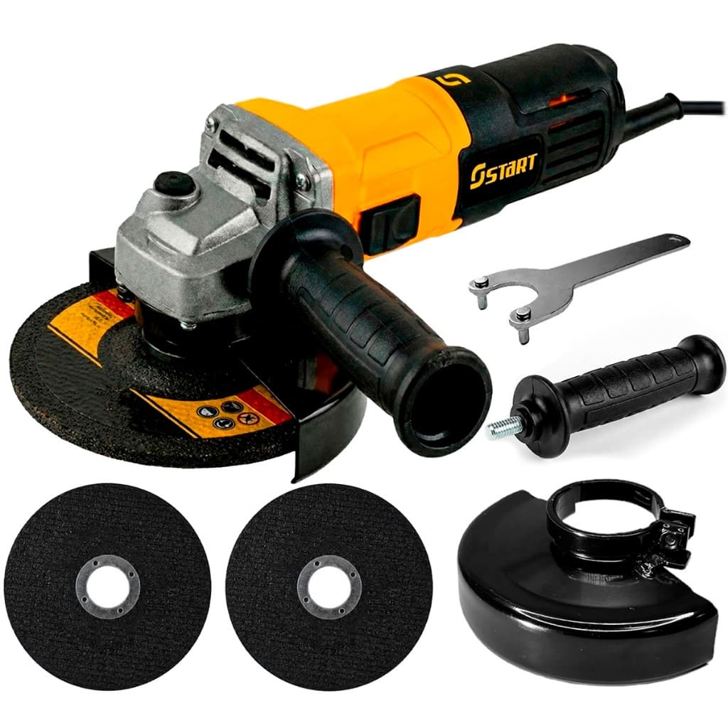 Esmerilhadeira Lixadeira Angular 780w 11000rpm Profissional Start + Acessórios