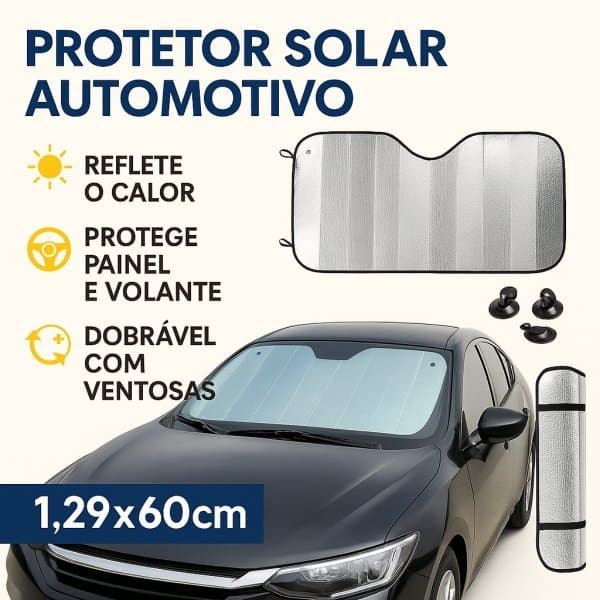 Protetor Solar De Para-brisa Para Carro Painel Quebra Sol