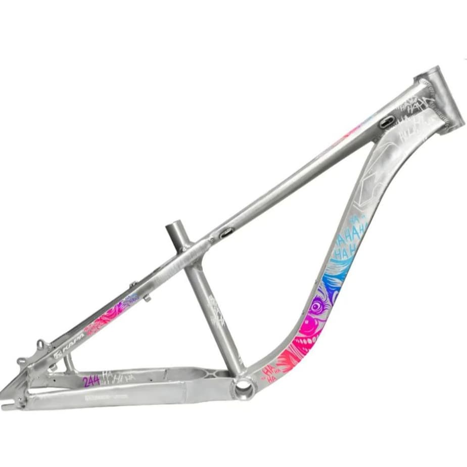 Quadro Kapa Wheeling Bike Grau Insano Aro 26 Palhaço Polido