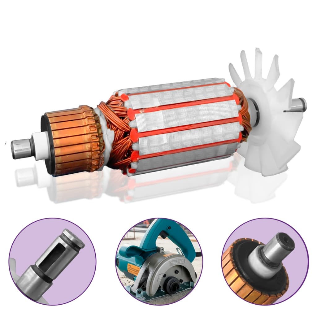 Induzido Rotor Compatível Serra Mármore 4100NH 4100NHK 110/220v