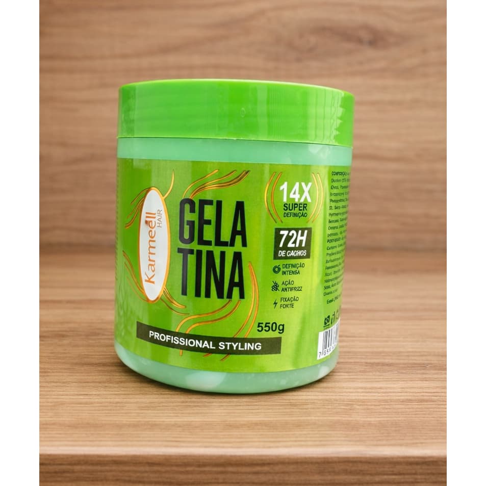 Gelatina modeladora Karmeell Hair - Definição Intensa para Cachos 550g