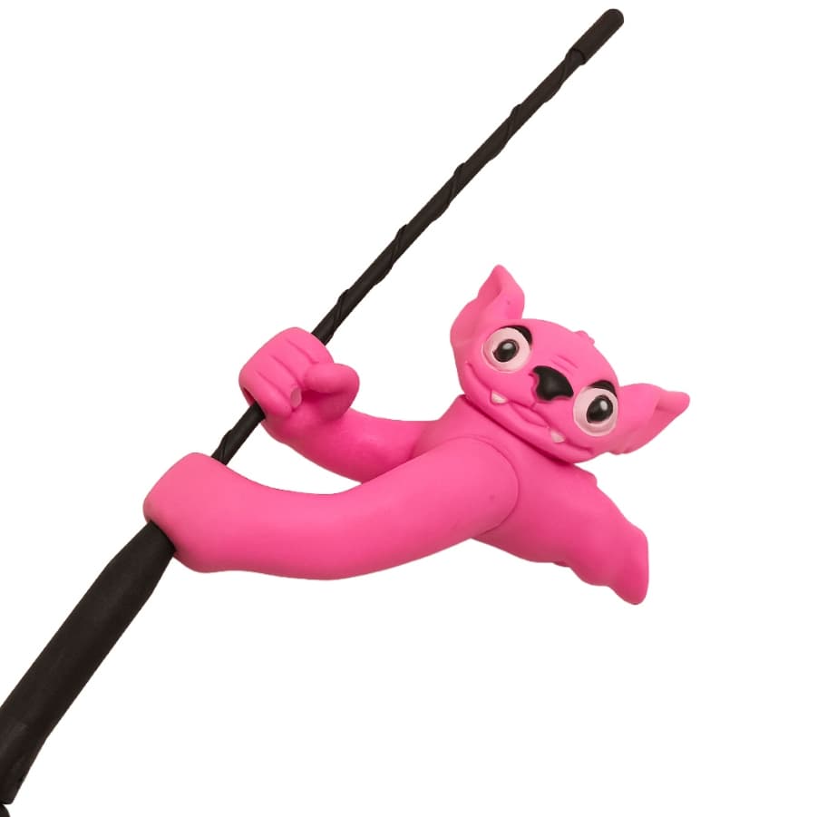 Enfeite De Antena De Carro Haste Fina Boneco Rato Rosa  Decorações para Antena.